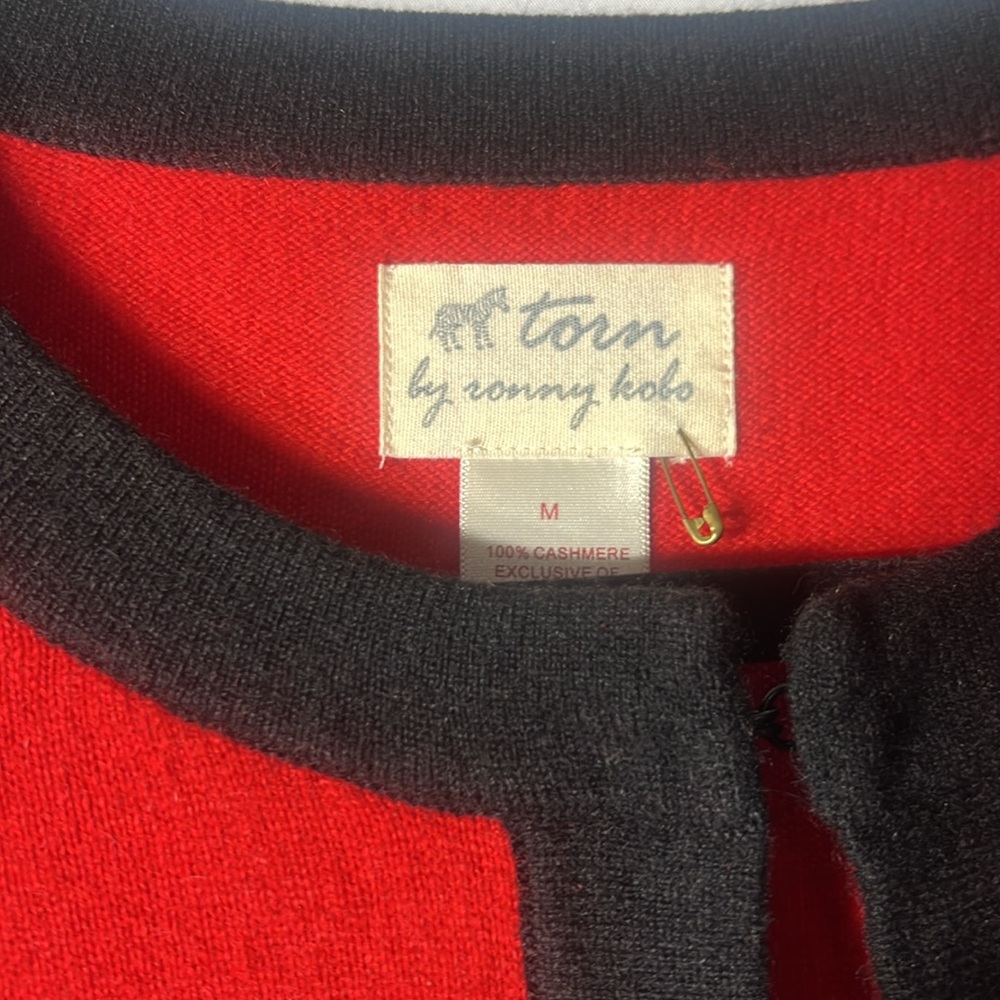 Torn by Ronny Kobo Red jacket size M - Picture 4 of 7
